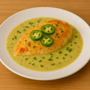 Pechugas en salsa jalapeño